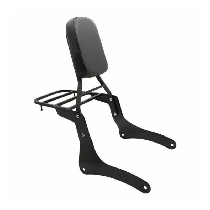 Xiayao Für Vu&lcan Für VN900 2006-2013 Motorrad Abnehmbare Passagierrückenlehne Hinten Gepäckträger Unterstützung Rückenlehnenpolster(Black) von Xiayao