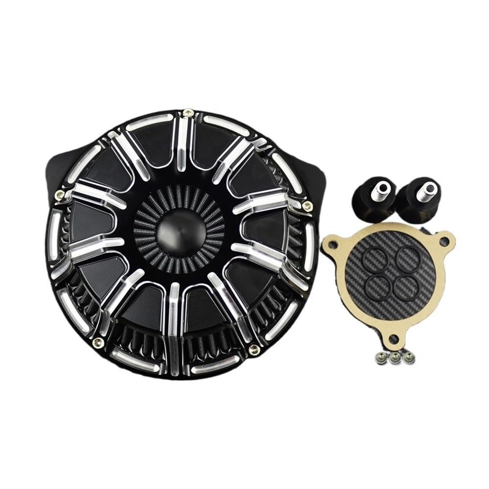Xiayao Für XL 883 Motorrad Luftfilter Intake Reiniger Aluminium Motorrad Luftfilter Reiniger Ersatz Motorrad Luftfilter(A Air Filter) von Xiayao