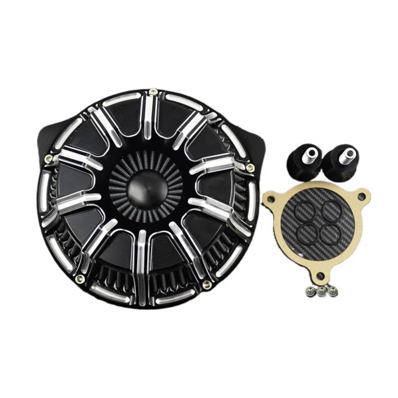 Xiayao Für XL 883 Motorrad Luftfilter Intake Reiniger Aluminium Motorrad Luftfilter Reiniger Ersatz Motorrad Luftfilter(B Air Filter) von Xiayao