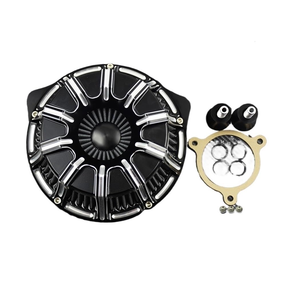 Xiayao Für XL 883 Motorrad Luftfilter Intake Reiniger Aluminium Motorrad Luftfilter Reiniger Ersatz Motorrad Luftfilter(D Air Filter) von Xiayao