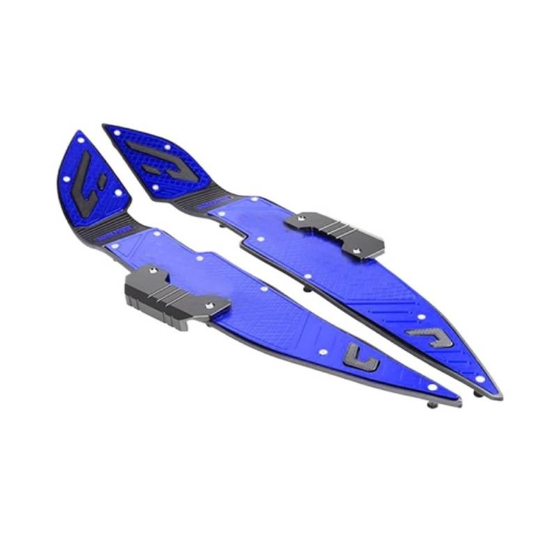 Xiayao Motorrad-Trittbrett-Schritte Motorrad-Fuß-Set Für PCX 160 Für PCX 125 Für PCX 160/125 2021 Fußstütze Pegs Plattenpolster Fußstützen(Blue) von Xiayao