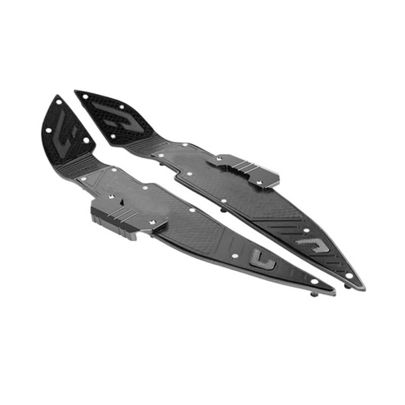Xiayao Motorrad-Trittbrett-Schritte Motorrad-Fuß-Set Für PCX 160 Für PCX 125 Für PCX 160/125 2021 Fußstütze Pegs Plattenpolster Fußstützen(Color-Black) von Xiayao