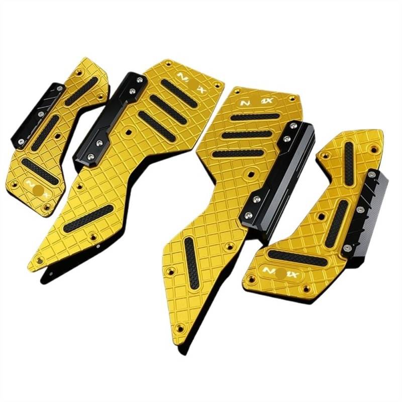 Xiayao Motorradzubehör Für NMAX155 Für Nmax155 Für Nmax125 2020-2023 Modifiziertes Fußpedal Fußstützen(Color-G) von Xiayao
