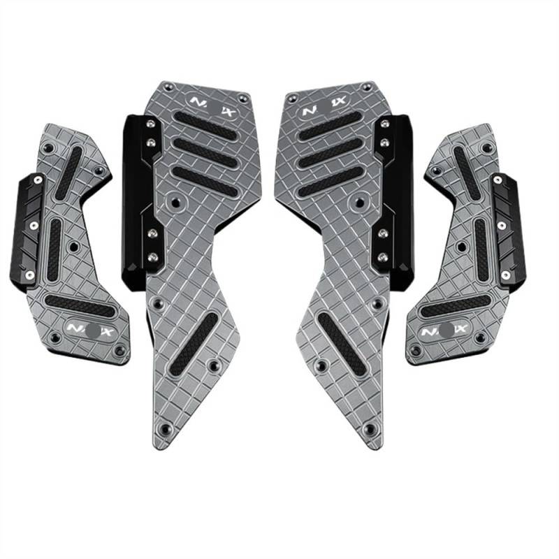 Xiayao Motorradzubehör Für NMAX155 Für Nmax155 Für Nmax125 2020-2023 Modifiziertes Fußpedal Fußstützen(Color-ti) von Xiayao