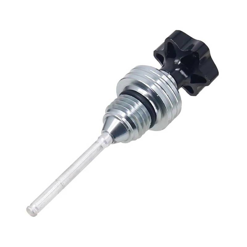 Xiayao Ölmessstab Roller Motorrad Motor Ölmessstab Einfüllckel Motor Kurbelgehäuse Ölstandsanzeige(Black) von Xiayao