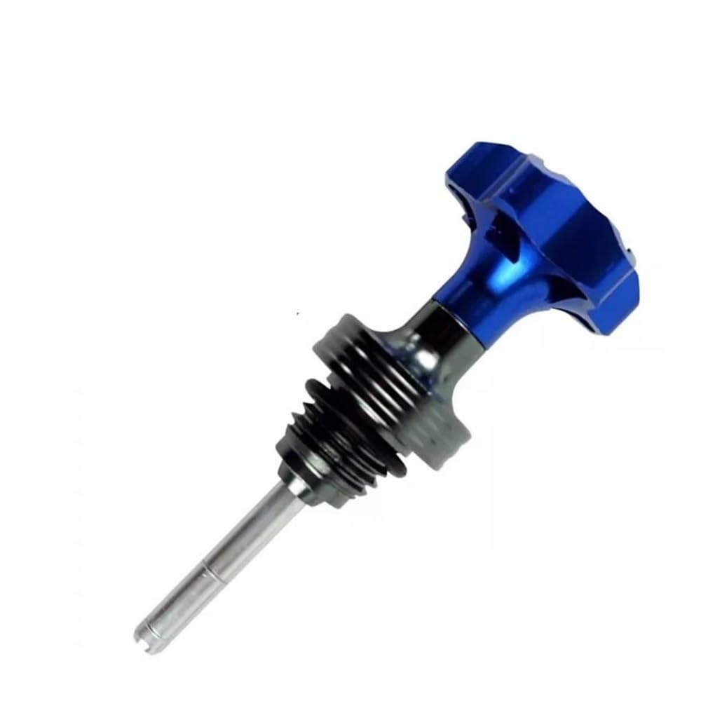 Xiayao Ölmessstab Roller Motorrad Motor Ölmessstab Einfüllckel Motor Kurbelgehäuse Ölstandsanzeige(Blue) von Xiayao