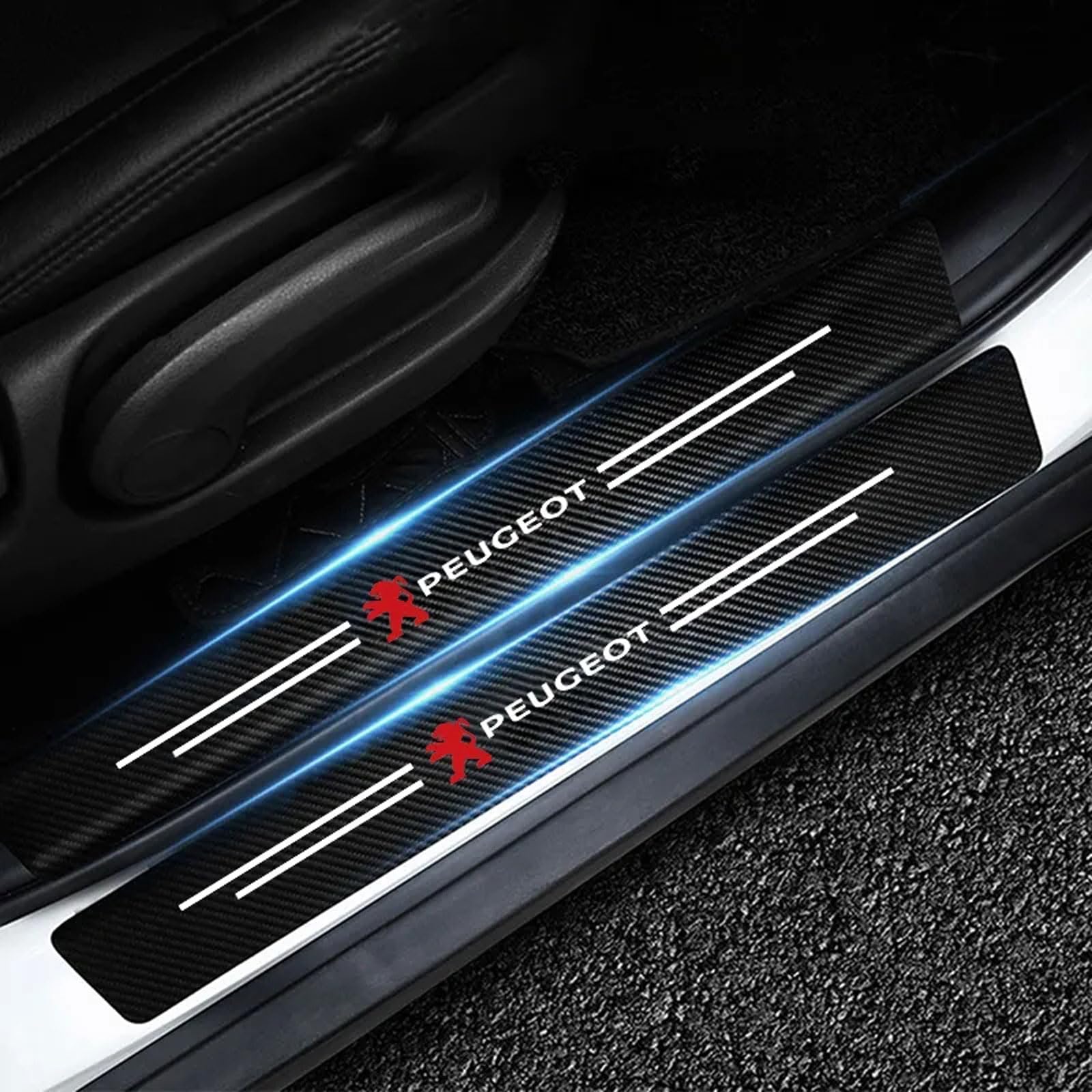 4 Stück Einstiegsleisten aus Kohlefaser für Autos für Peugeot 208/5-türer ab Bj. 06/2019,Auto Einstiegsleisten Schutz,Einstiegsleisten Auto Aufkleber 4 Stück Einstiegsleisten aus Kohlefaser für Autos für Peugeot 208/5-türer ab Bj. 06/2019,Auto Einstiegsleisten Schutz,Einstiegsleisten Auto Aufkleber von Xiazhi