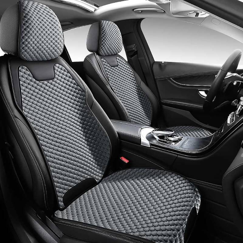 Xiazhi Sitzbezüge Auto für VW Transporter T5 Bus (2003-2015), EIS Seide Auto-Sitzschoner Vordersitze Verschleißfest und Atmungsaktiv Leicht zu Reinigen Cool,Blue von Xiazhi