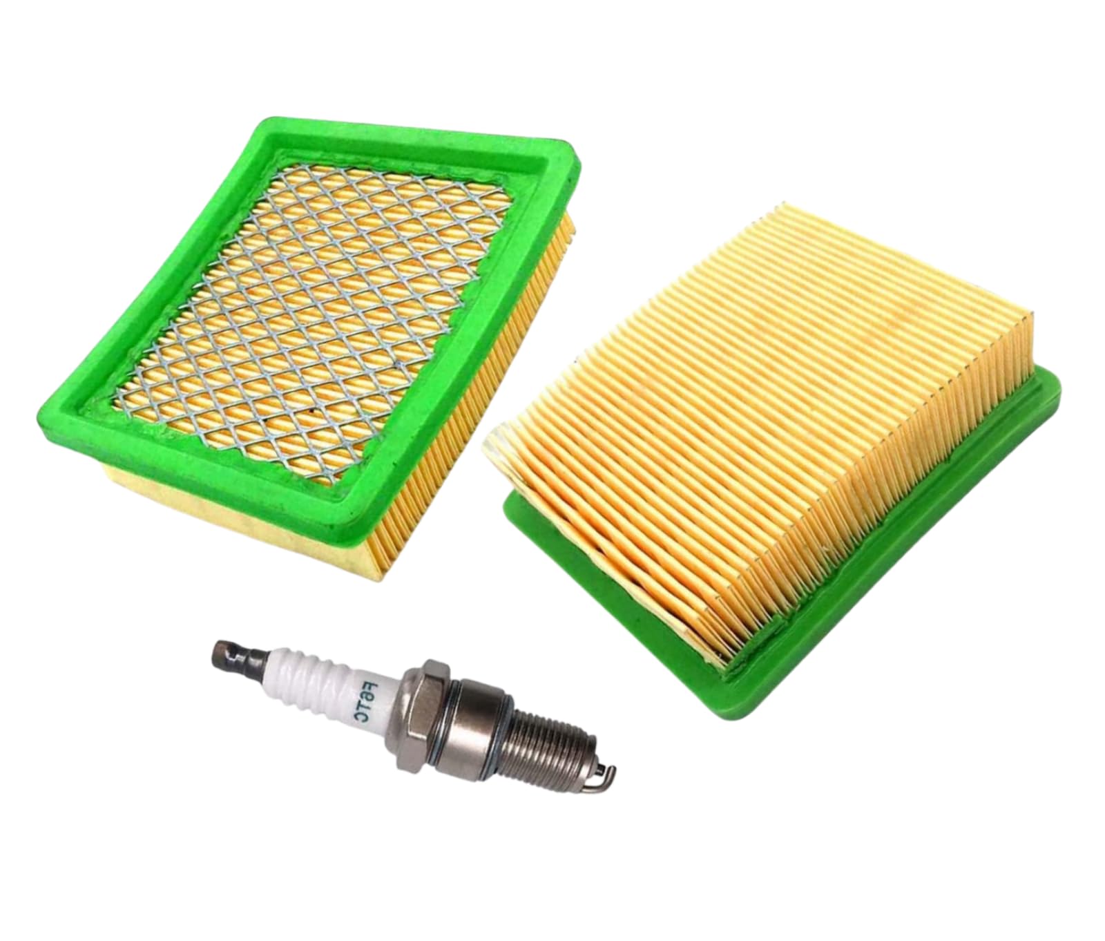 2x Luftfilter mit Zündkerze, Rasenmäher Zubehör Luftfilter für FX-RM4639 FX-RM5196 eS FX-RM5196PRO 2x Luftfilter mit Zündkerze, Rasenmäher Zubehör Luftfilter für FX-RM4639 FX-RM5196 eS FX-RM5196PRO von XinCDD