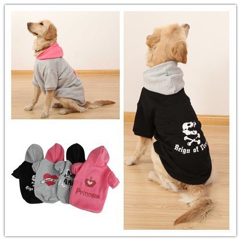 Xinanlongjb Für kleine und große Haustiere Hundebekleidung Winter warme Mantel Cute Design 4 Farben 6 Größen (Color : Pink, Size : 50) von Xinanlongjb