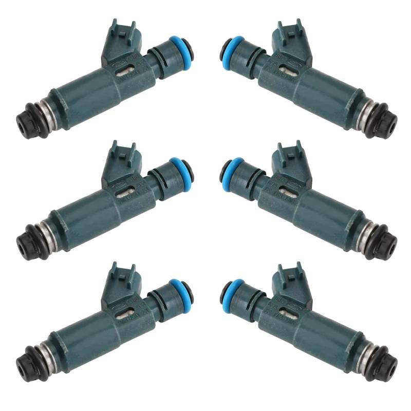 Einspritzdüsen 6 STÜCKE Einspritzdüsen Passend Für Mazda 6 2003 2004 2005 2006 2007 2008 Für MPV 2002 2003 2004 2005 2006 3.0L 2M2EA7B Auto Autoteile Einspritzventil von XingPuBhD