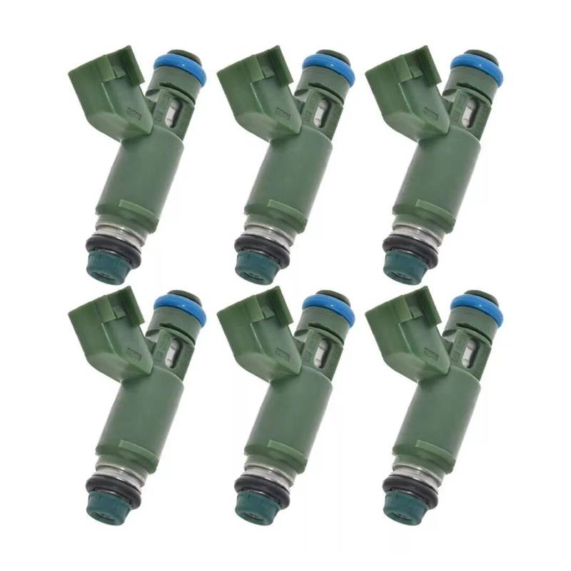 Einspritzdüsen 6Pcs Kraftstoff Injektor Düse 1X43-AB Für Jaguar Für X-Typ 2.5 L 3.0 L 2002 2003 2004 2005 2006 2007 2008 Auto Zubehör Einspritzventil von XingPuBhD