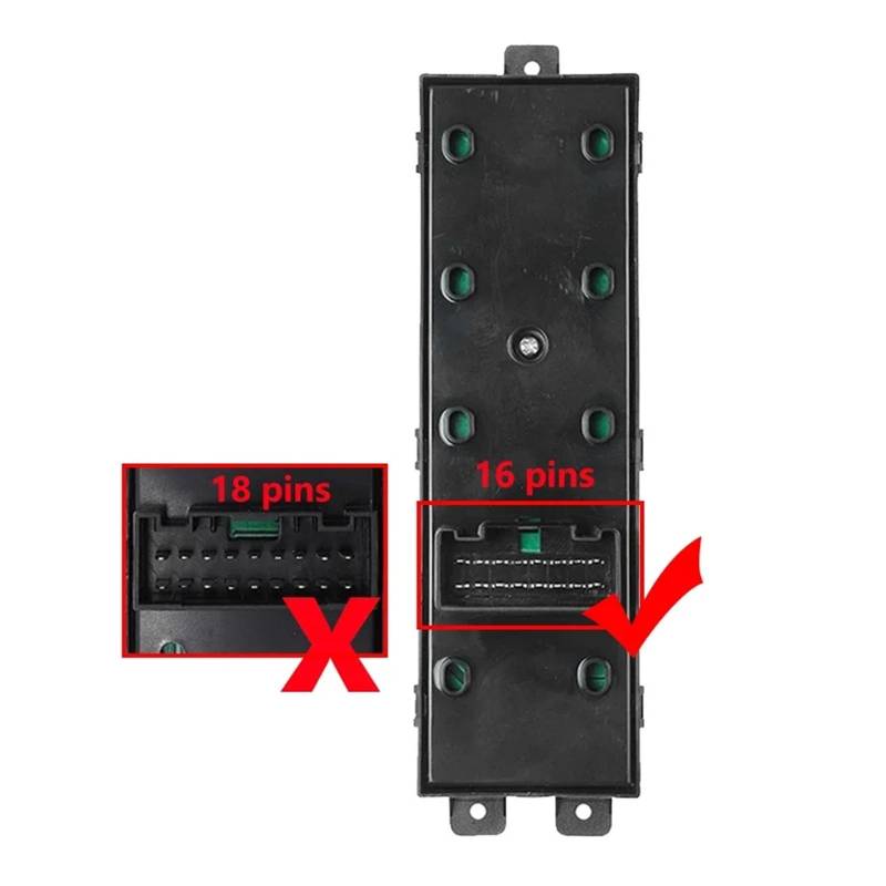 Power Fenster Schalter Für KIA Für PICANTO 2011 2012 2013 2014 2015 2016 93570-1Y200 16 Pin LHD Vorne Links Power Fenster Control Schalter Fensterheber Taste von XingPuBhD