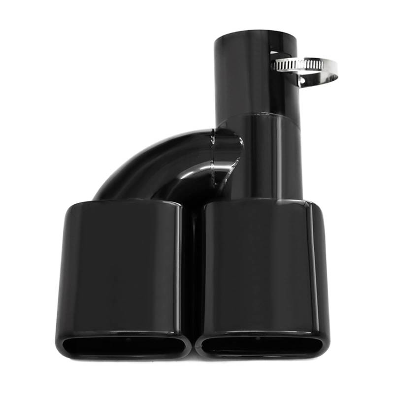 Schalldämpfer Spitze 1 PCS Auto Auspuffblende Quadratische Steckdose Schalldämpferblende Auspuffanlage Für Toyota Für Noah Für Voxy 80 Für Serie 2010 Auspuffspitze(Black) von XingPuBhD
