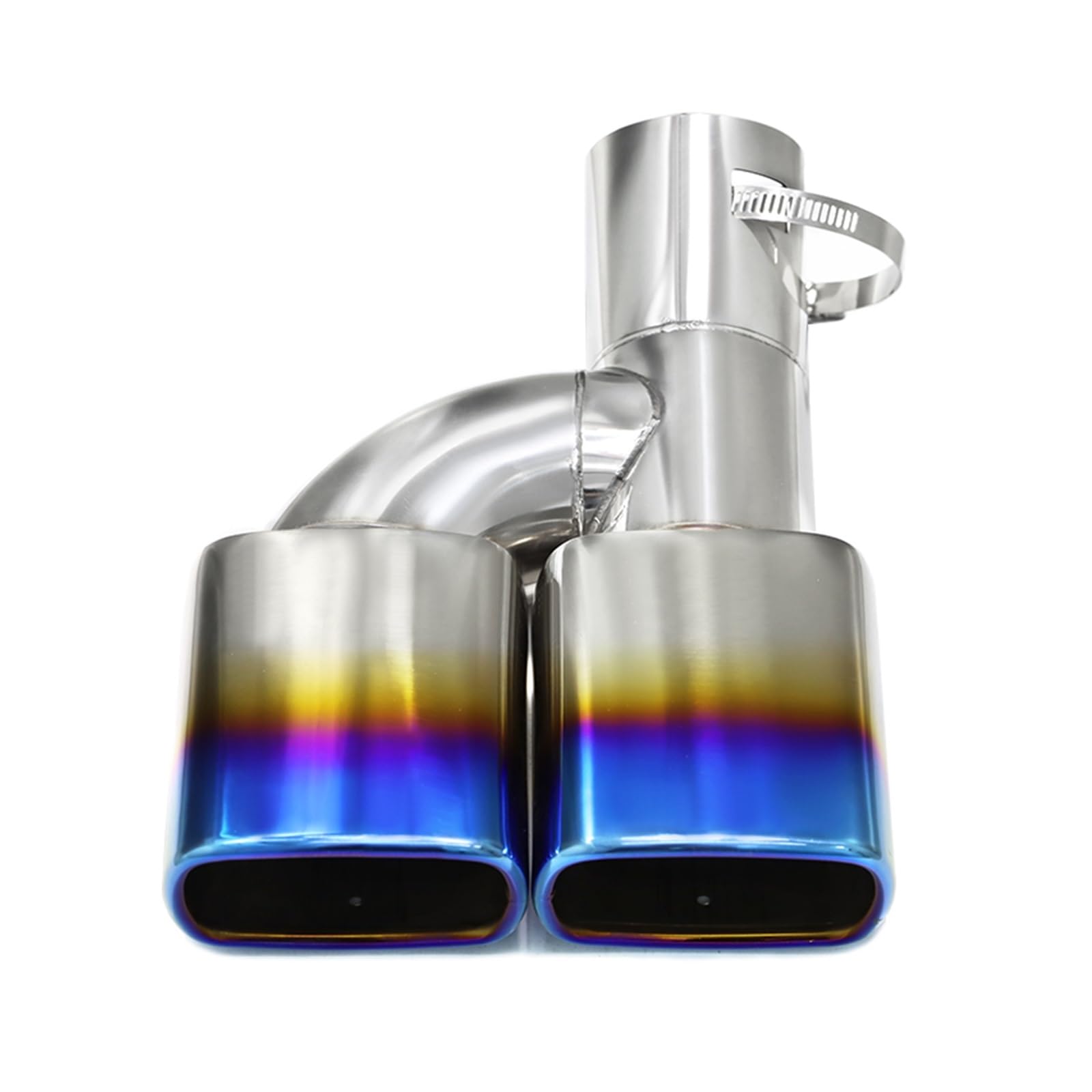 Schalldämpfer Spitze 1 PCS Auto Auspuffblende Quadratische Steckdose Schalldämpferblende Auspuffanlage Für Toyota Für Noah Für Voxy 80 Für Serie 2010 Auspuffspitze(Blue) von XingPuBhD