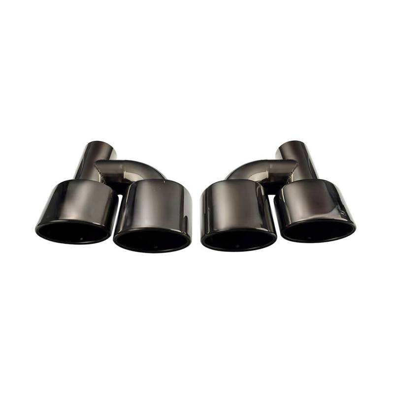 Schalldämpfer Spitze 1 Paar 2.5 Zoll Doppelauspuffblende Auto Edelstahl Schalldämpfer Endrohr Für E350 Für E400 Für W214 Für C63 Für C250 Für C350 Auspuffspitze(H0EJ30213b-LR-AG) von XingPuBhD
