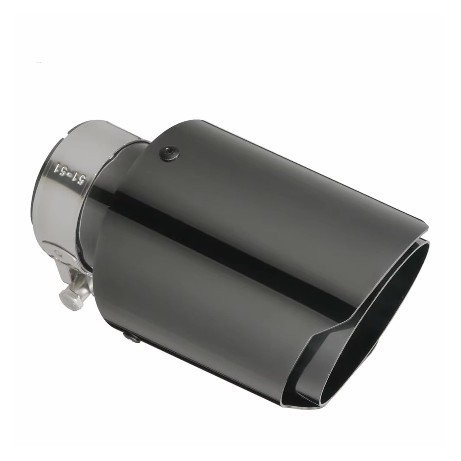 Schalldämpfer Spitze 1 Stück Auto Edelstahl Schalldämpfer Spitze Auspuffanlage Universal Gerade Dekoration Auspuffrohr Schalldämpfer Auspuffspitze(77mm-101mm) von XingPuBhD