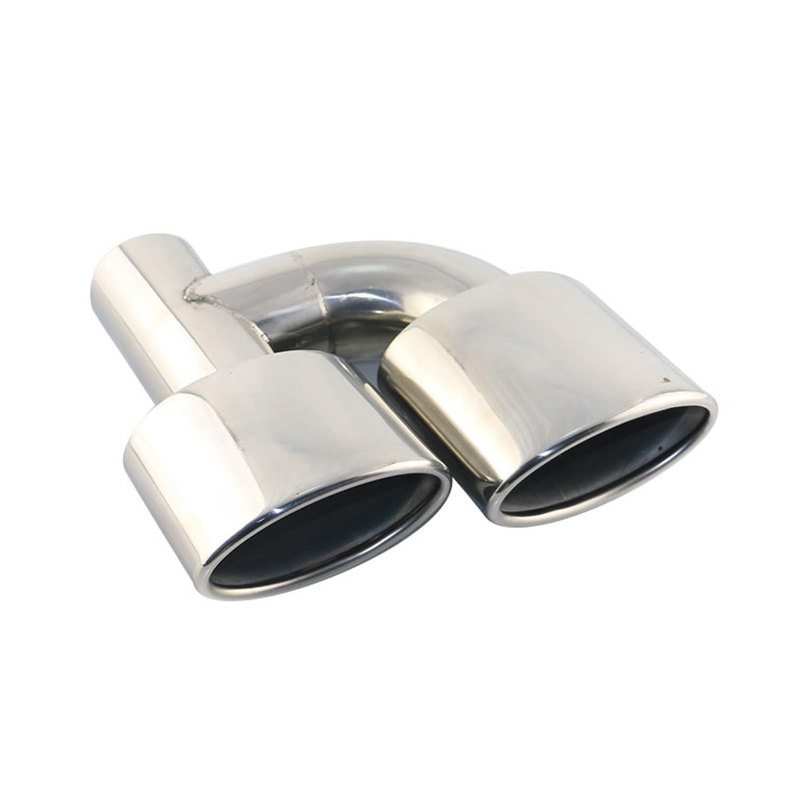 Schalldämpfer Spitze 1 Stück Auto-Schnittstelle 63 Mm Dual Outlet Auto-Auspuffblende Auto-Schalldämpfer-Endrohr Edelstahl Für W211 Für W204 Für C63 Auspuffspitze(Left) von XingPuBhD