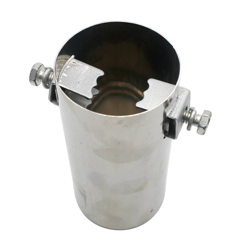 Schalldämpfer Spitze Auspuffrohrspitze Auto Auto Schalldämpfer Stahl Edelstahl Trim Endrohr Auto Auspuffanlagen Schalldämpfer Fahrzeug Auspuffspitze(Flat) von XingPuBhD