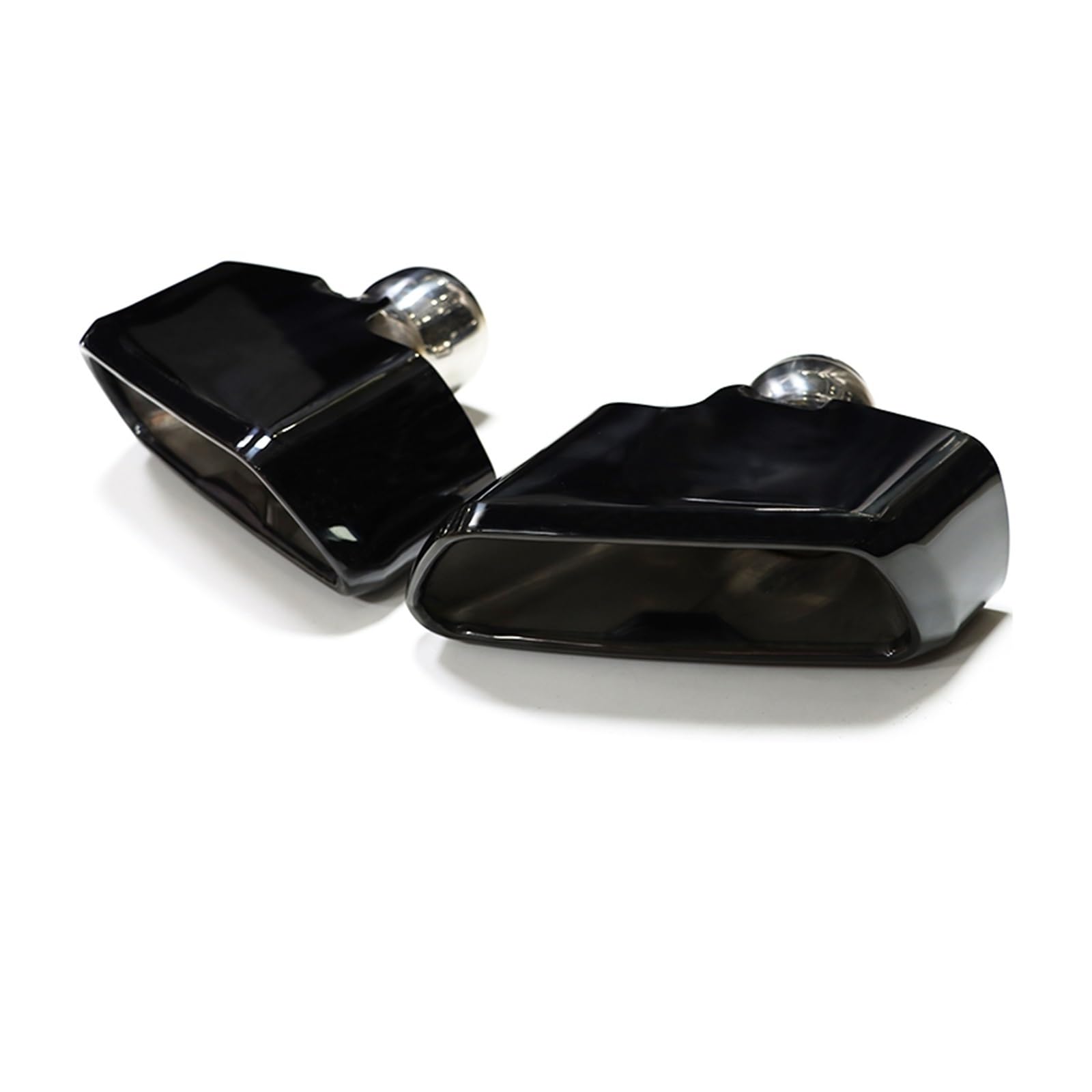 Schalldämpfer Spitze Auto-Auspuffblende Auspuffanlage Schalldämpferblende Endrohrdüse Für G30 Für G31 Für 525i Für 530i 2018-2023 Auspuffspitze(Black) von XingPuBhD