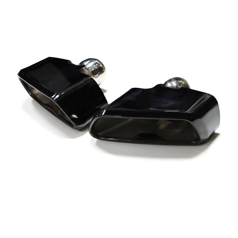 Schalldämpfer Spitze Auto-Auspuffblende Auspuffanlage Schalldämpferblende Endrohrdüse Für G30 Für G31 Für 525i Für 530i 2018-2023 Auspuffspitze(Black) von XingPuBhD