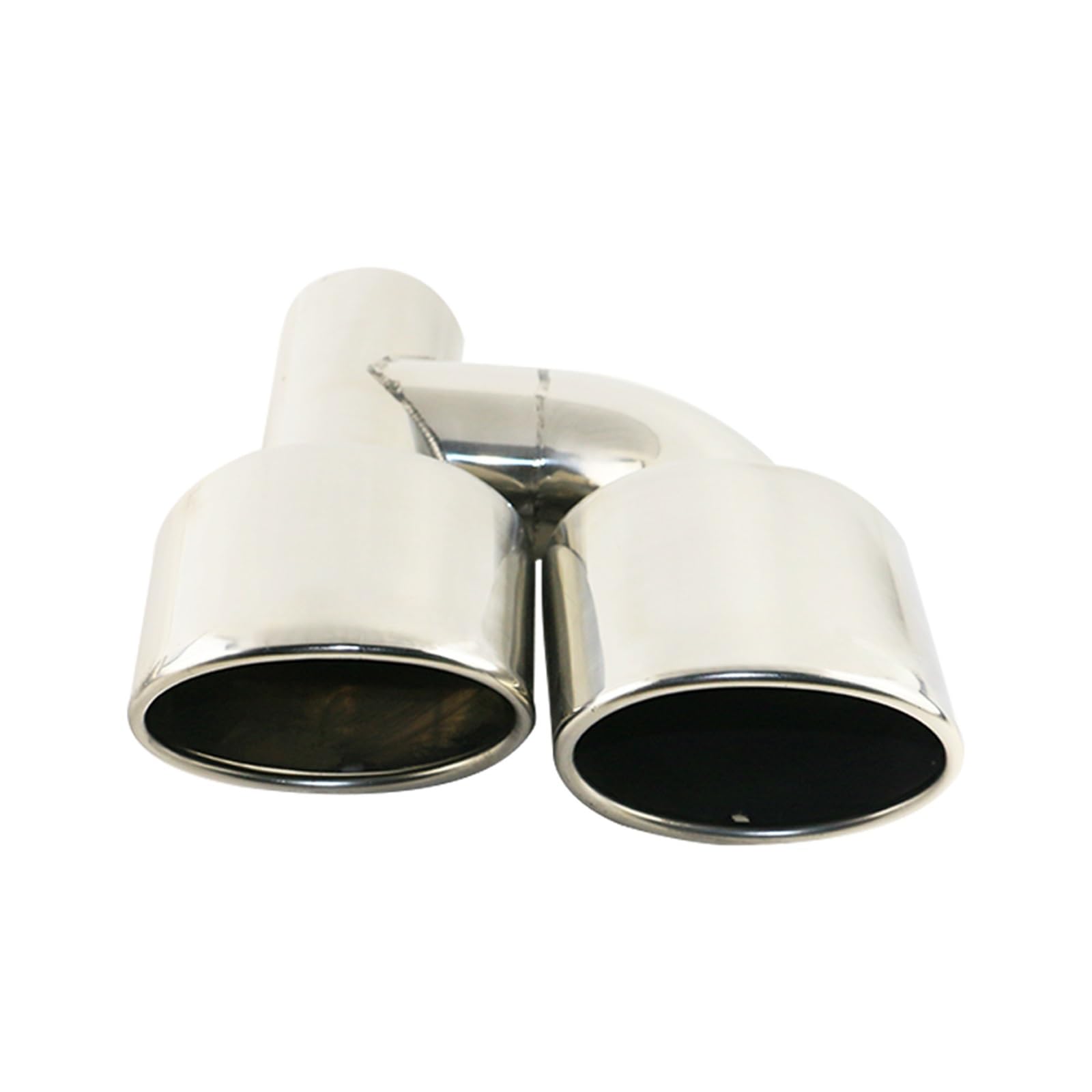 Schalldämpfer Spitze Car Inter 63mm Dual Outlet Auto Auspuffblende Auto Schalldämpfer Auspuff Endrohr Edelstahl Mattschwarz Für C63 Für W204 Auspuffspitze(EJ30213b-L-AG) von XingPuBhD