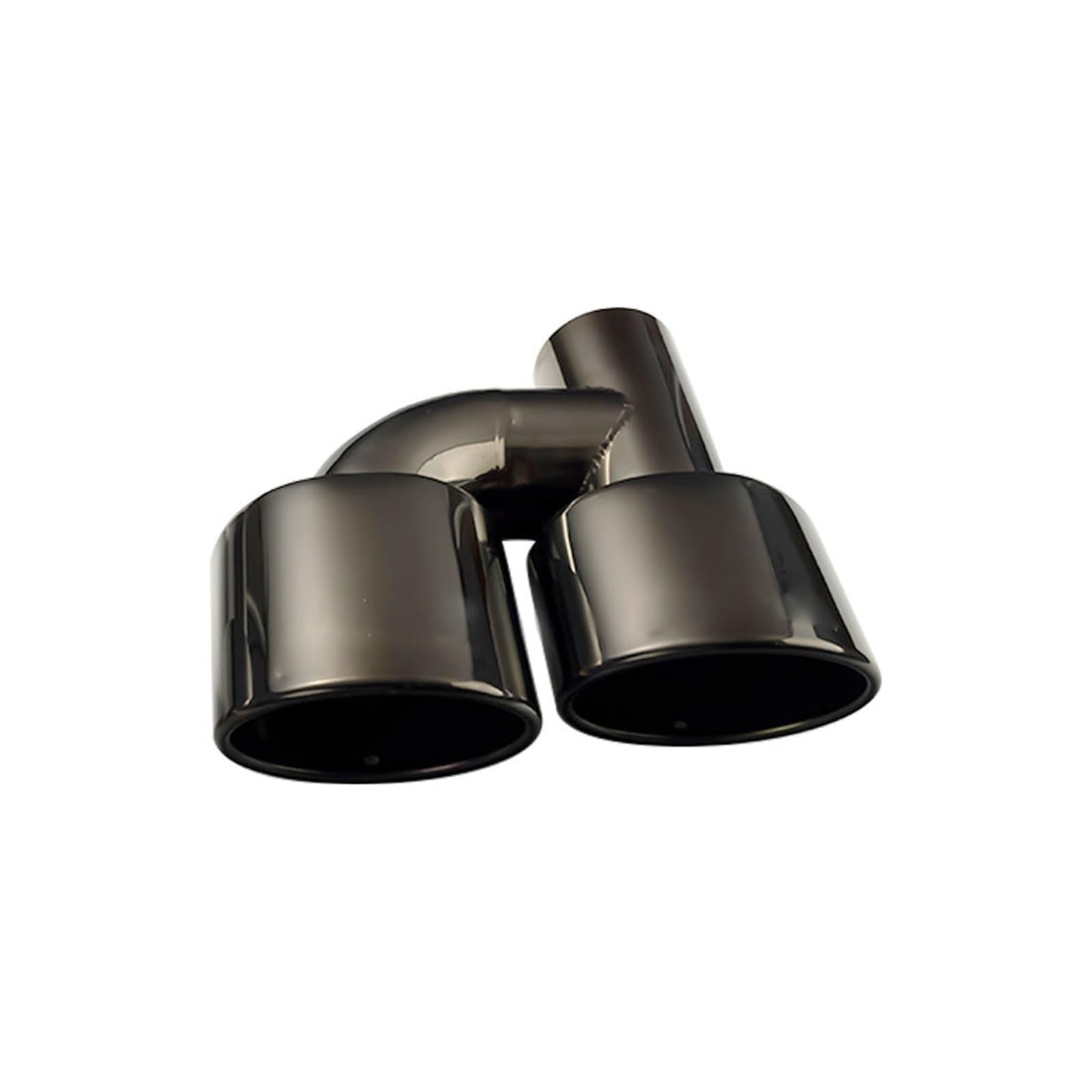 Schalldämpfer Spitze Car Inter 63mm Dual Outlet Auto Auspuffblende Auto Schalldämpfer Auspuff Endrohr Edelstahl Mattschwarz Für C63 Für W204 Auspuffspitze(H0EJ30213b-R-AG) von XingPuBhD