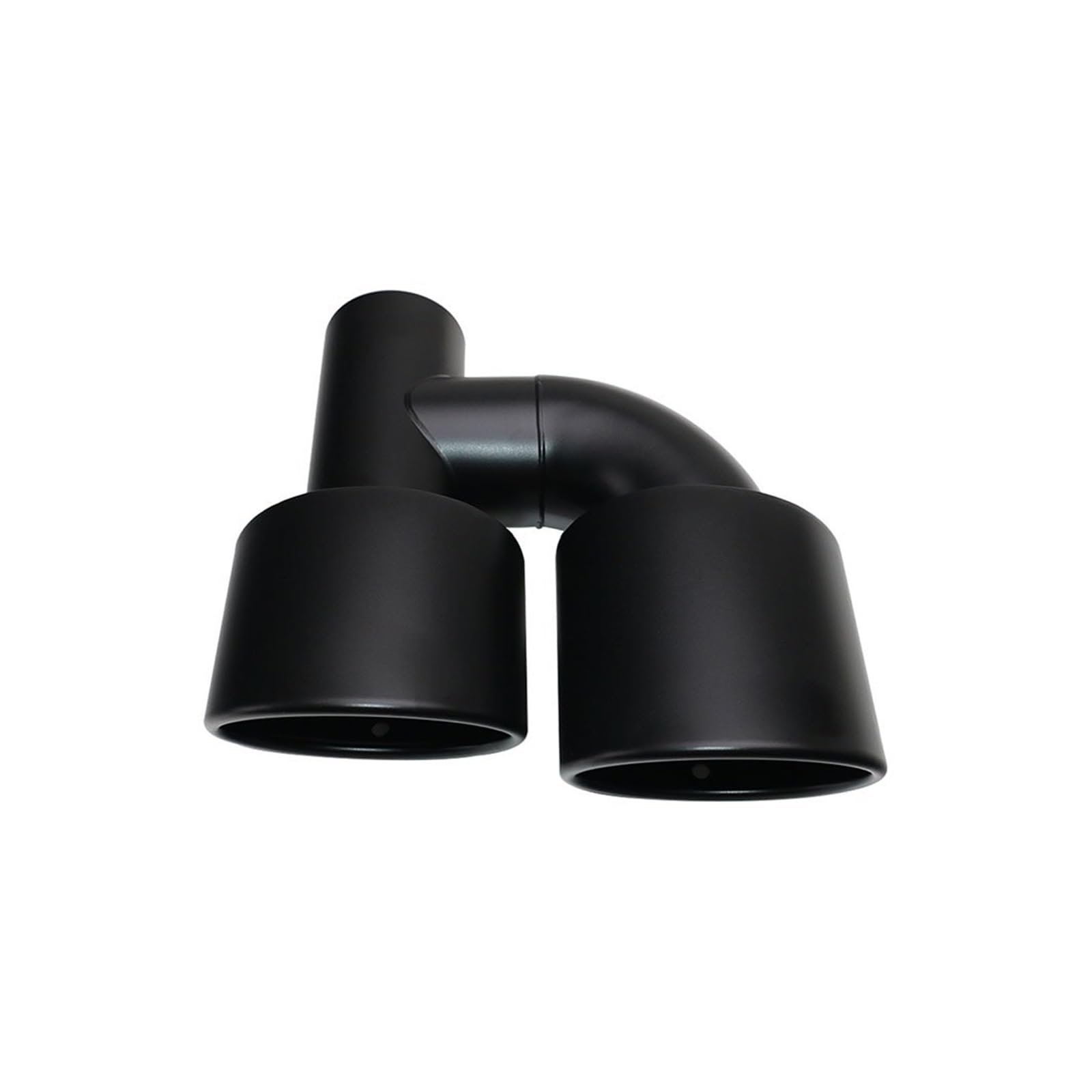 Schalldämpfer Spitze Car Inter 63mm Dual Outlet Auto Auspuffblende Auto Schalldämpfer Auspuff Endrohr Edelstahl Mattschwarz Für C63 Für W204 Auspuffspitze(P0EJ30213b-L-AG) von XingPuBhD
