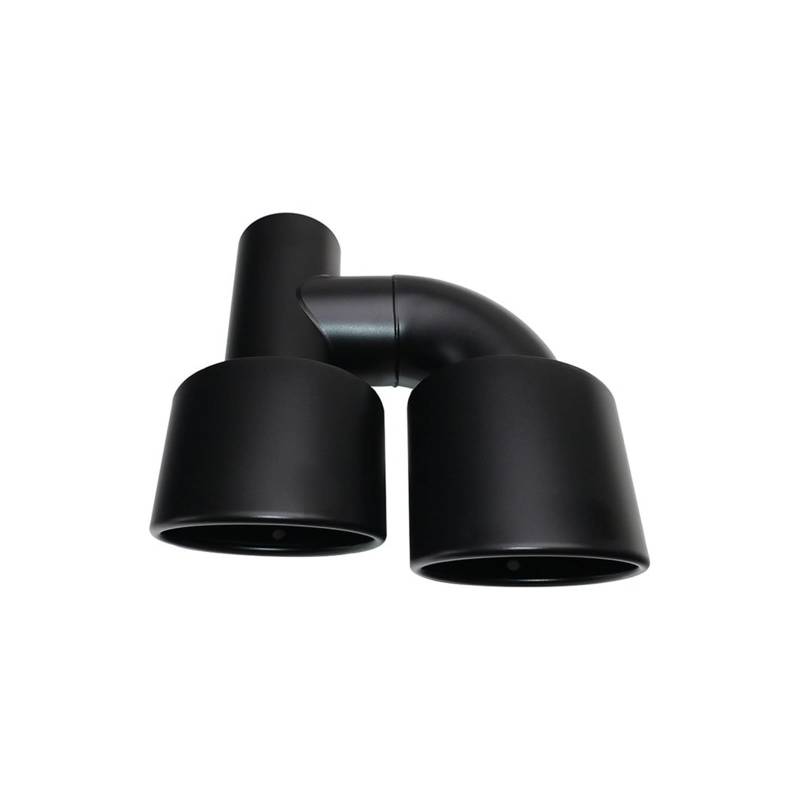 Schalldämpfer Spitze Car Inter 63mm Dual Outlet Auto Auspuffblende Auto Schalldämpfer Auspuff Endrohr Edelstahl Mattschwarz Für C63 Für W204 Auspuffspitze(P0EJ30213b-L-AG) von XingPuBhD