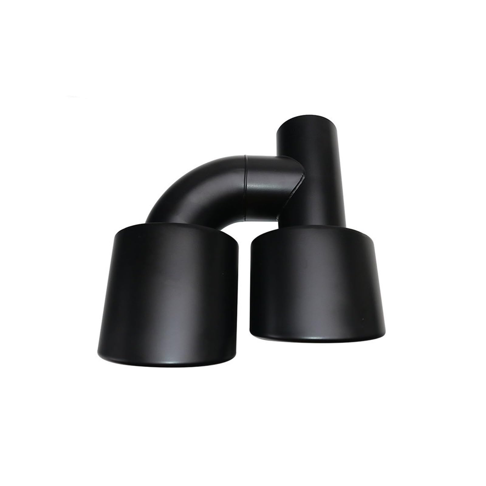 Schalldämpfer Spitze Car Inter 63mm Dual Outlet Auto Auspuffblende Auto Schalldämpfer Auspuff Endrohr Edelstahl Mattschwarz Für C63 Für W204 Auspuffspitze(P0EJ30213b-R-AG) von XingPuBhD