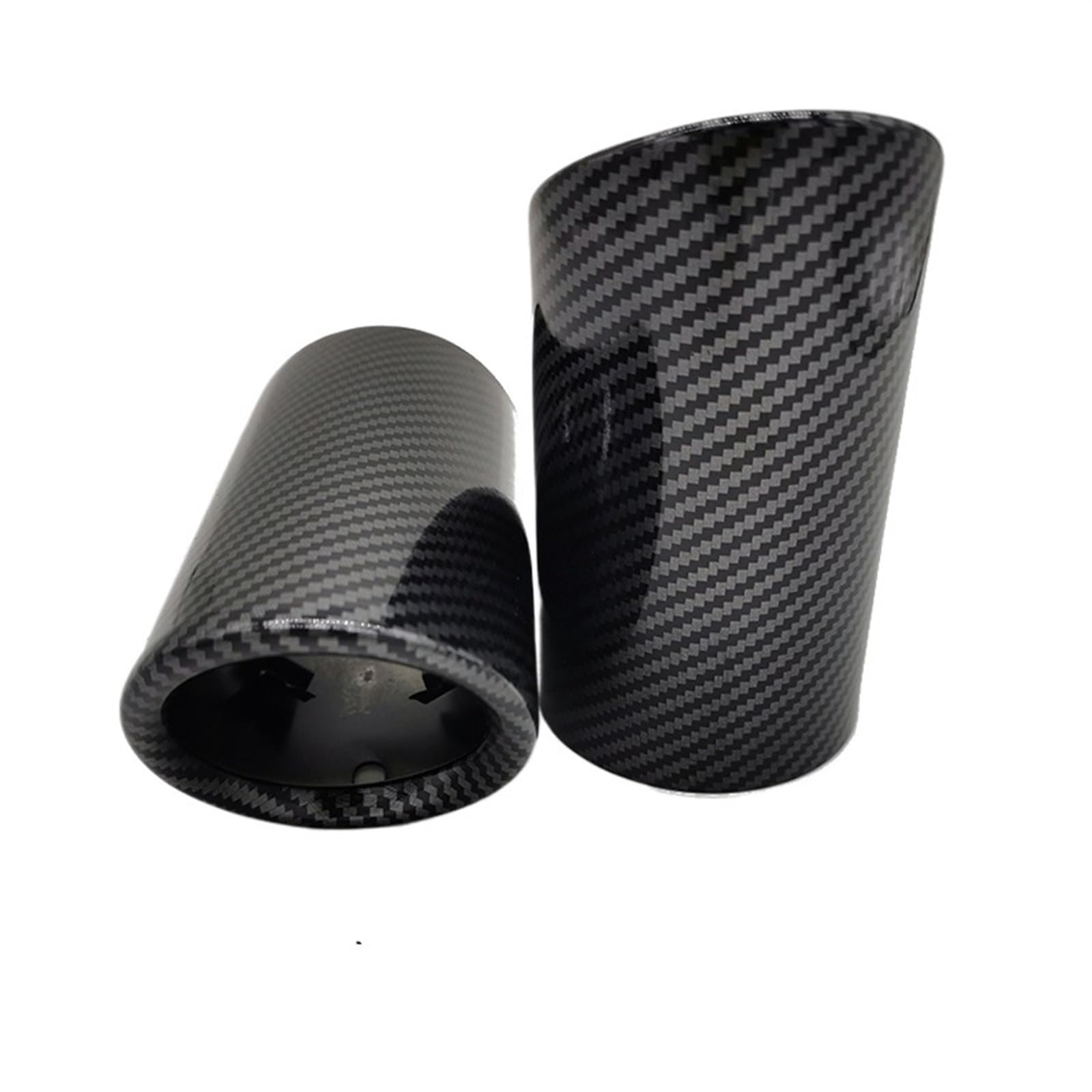 Schalldämpfer Spitze Für Tiguan 2011 2012 2013 2014 2015 2016 2017 2018 2019 2020 Auto Auspuff Spitze Schalldämpfer Rohr Abdeckung Auspuffspitze(2pcs Carbon Color 2020) von XingPuBhD