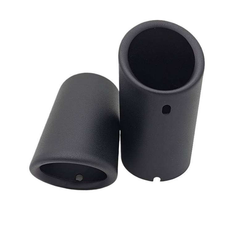 Schalldämpfer Spitze Für Tiguan 2011 2012 2013 2014 2015 2016 2017 2018 2019 2020 Auto Auspuff Spitze Schalldämpfer Rohr Abdeckung Auspuffspitze(2pcs Matte Black 2011-2015) von XingPuBhD