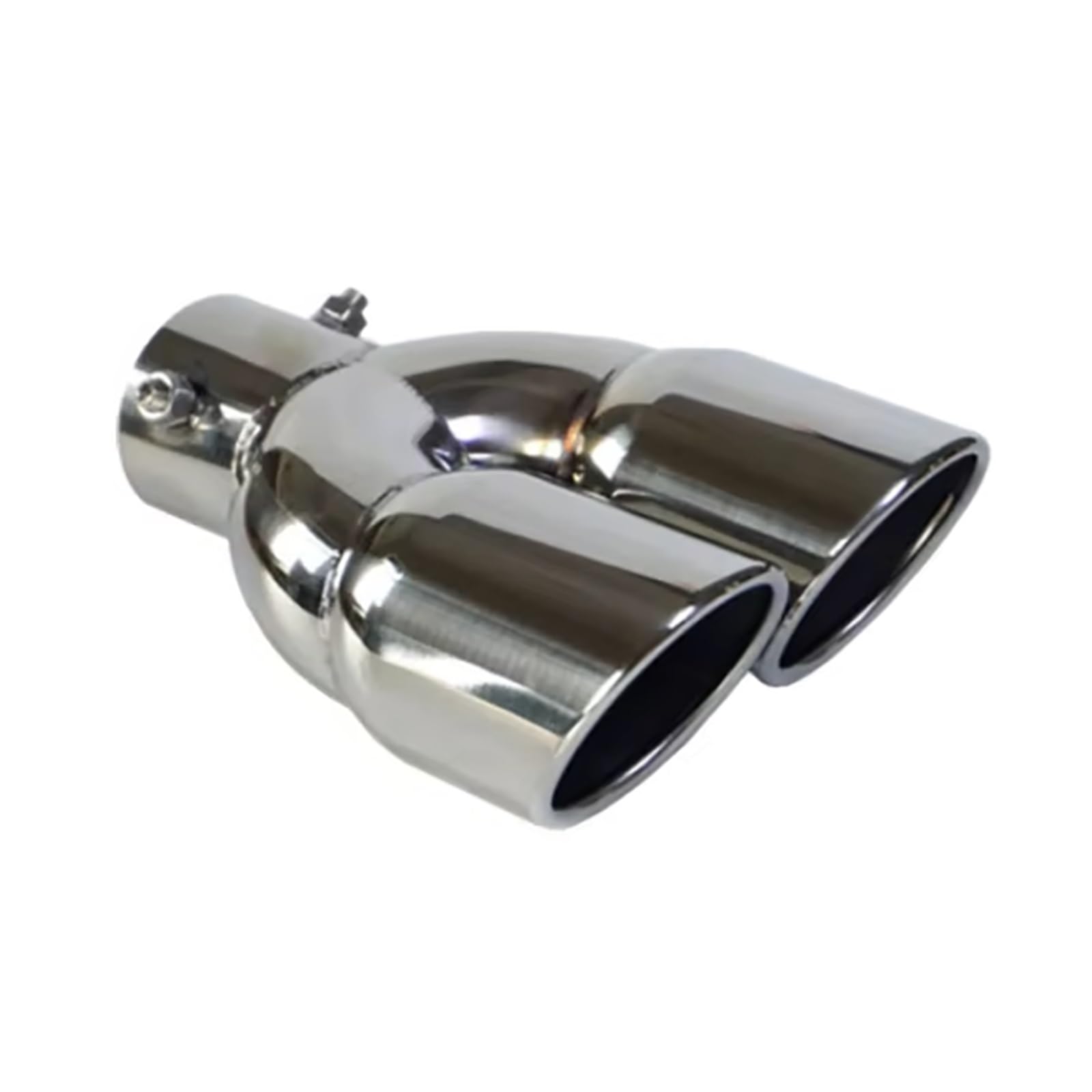 Schalldämpfer Spitze Universal Auto Dual Outlet Auto Auspuff Spitze Düse Edelstahl Auspuff Spitze Schalldämpfer Schwanz Doppel Rohr Rohr Spitze Auspuffspitze(Straight) von XingPuBhD