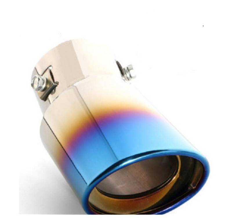 Schalldämpfer Spitze Universal Auto Zubehör Auspuffrohr Schalldämpfer Schwanz Kehle Für F-Serie Für E46 Für E90 Für F09 Auspuffspitze(Multi) von XingPuBhD