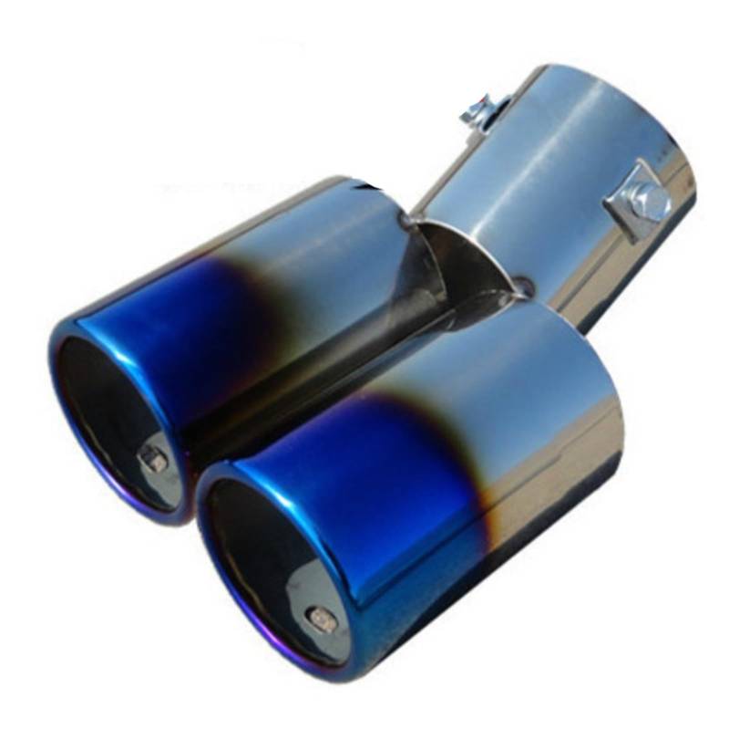 Schalldämpfer Spitze Universal Auto Zubehör Auspuffrohr Schalldämpfer Schwanz Kehle Für F-Serie Für E46 Für E90 Für F09 Auspuffspitze(Orange) von XingPuBhD