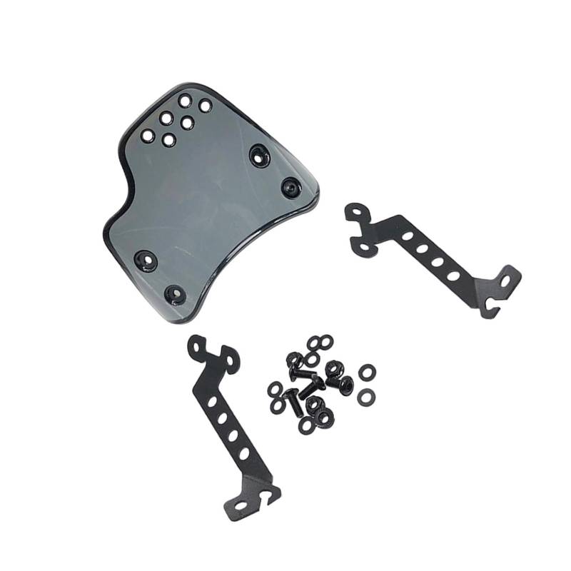 XingPuBhD windschild Motorrad Windschutzscheibe Windschutzscheibe Bildschirmschutz Scrambler Für Ducati Für Scrambler Für 400 Für 800 2015 2016 2017 2018 2019 2020 Windabweiser (Color : Grey) von XingPuBhD