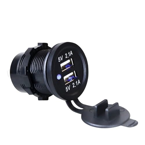 12V/24V Dual USB Auto Steckdose Ladegerät Buchse Für KFZ Motorrad Zigarettenanzünder von Xingdianfu