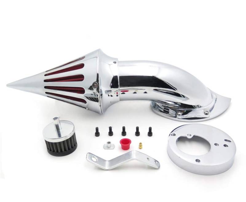 NBX- Spike Luftfilter-Set für Vtx1300 Vtx 1300 1986-2012, Chrom von HASkulle