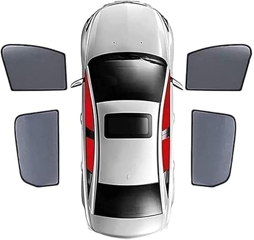 Auto Sonnenschutz FüR-VW ID.4 2021-2025, Front Heck Seitenscheibe Tragbarer Faltbarer Uv-Strahlen,4pcs Auto Sonnenschutz FüR-VW ID.4 2021-2025, Front Heck Seitenscheibe Tragbarer Faltbarer Uv-Strahlen,4pcs von Xingruijie