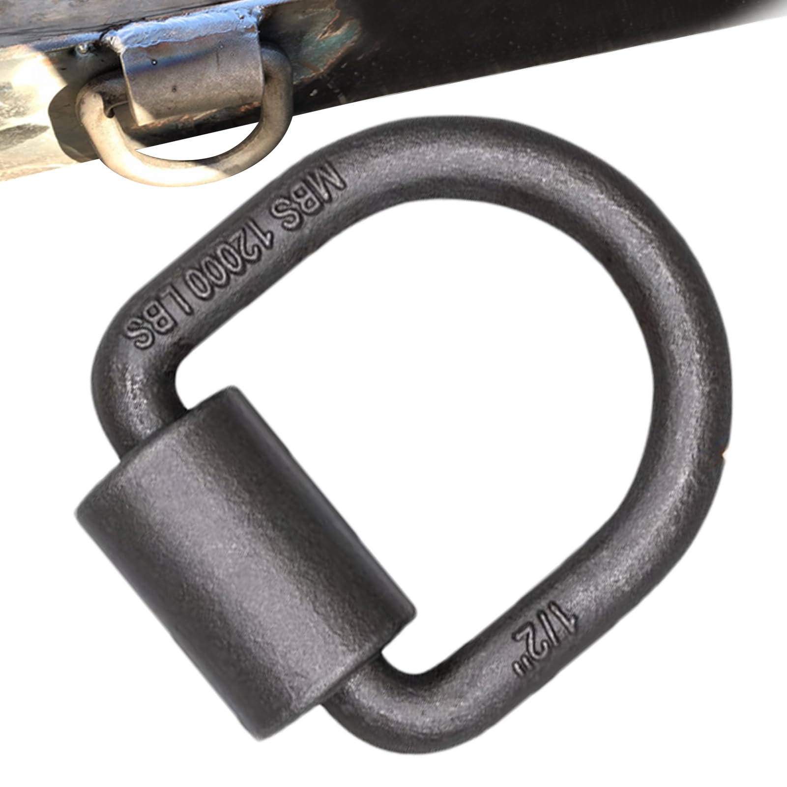 Anhänger-Spanngurt – geschmiedeter D-Ring-Haken aus Metall, legierter Stahl, 1,27 cm | stabile angeschweißte Basishalterung, schwere Anhänger-Spanngurte für Autoschleppen, Nutzfahrzeugsicherung und Anhänger-Spanngurt – geschmiedeter D-Ring-Haken aus Metall, legierter Stahl, 1,27 cm | stabile angeschweißte Basishalterung, schwere Anhänger-Spanngurte für Autoschleppen, Nutzfahrzeugsicherung und von Xinhuju
