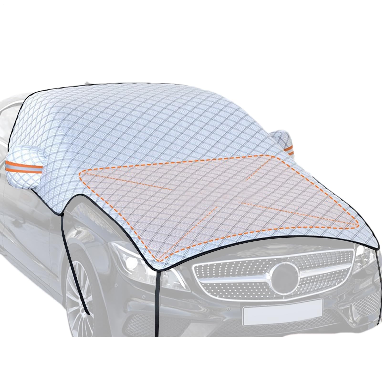 Auto-Windschutzscheiben-Frostschutz, ultradick, wasserdicht, Windschutzscheiben-Sonnenschutz, Schneeabdeckung für Auto, Windschutzscheiben-Schutz für SUVs, Wohnmobil, Auto, Outdoor-Frost- und Auto-Windschutzscheiben-Frostschutz, ultradick, wasserdicht, Windschutzscheiben-Sonnenschutz, Schneeabdeckung für Auto, Windschutzscheiben-Schutz für SUVs, Wohnmobil, Auto, Outdoor-Frost- und von Xinhuju