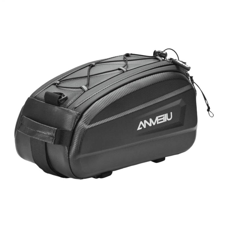 Fahrrad-Kofferraumtasche – 6L Rücksitzträger mit tragbarem Griff, kompakt und leicht, für Elektrofahrräder mit Platz für Handy, Kamera, Schuhe, Kleidung, Flasche, Sonnenbrille von Xinhuju