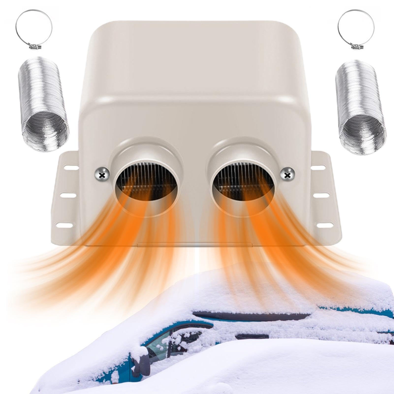 Xinhuju Tragbare Auto-Heizung, 12 V, robuster Gebläse-Entfroster für schnelles Abtauen, elektrischer Winterbedarf für LKW, SUV, Jeepp, Universall Windschutzscheiben-Nebelentfernung, Camping und Xinhuju Tragbare Auto-Heizung, 12 V, robuster Gebläse-Entfroster für schnelles Abtauen, elektrischer Winterbedarf für LKW, SUV, Jeepp, Universall Windschutzscheiben-Nebelentfernung, Camping und von Xinhuju
