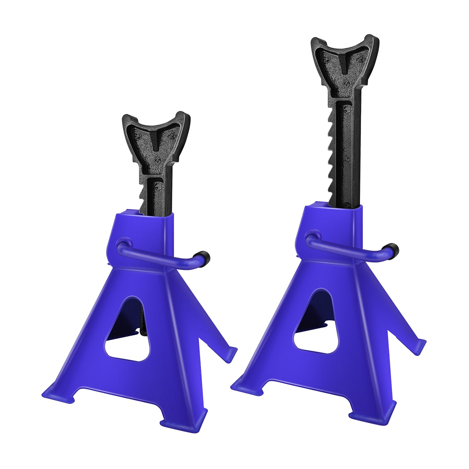 2X Unterstellböcke 3T Höhenverstellbar (30-41.5 cm) in 8 Stufen | Stützböcke für Auto,Kompatibel mit PKW, Wohnmobil, Caravan | Robuster Stahl von Xinng