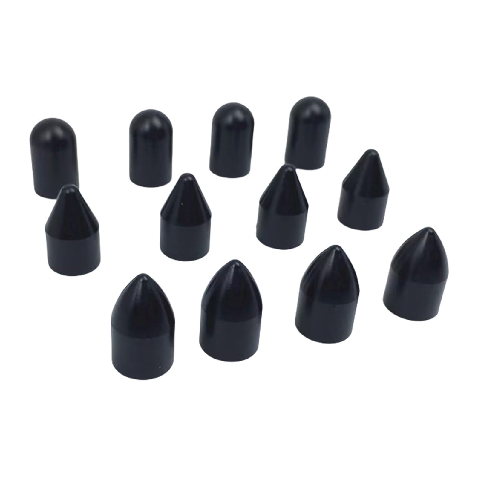 Xinsheinelry 12pcs Car Dents Entfernung Stabspitzen Tipps Crowbars Caps Car Body Dents Remover Tool Ersatzköpfe Für Dellenentfernung von Xinsheinelry