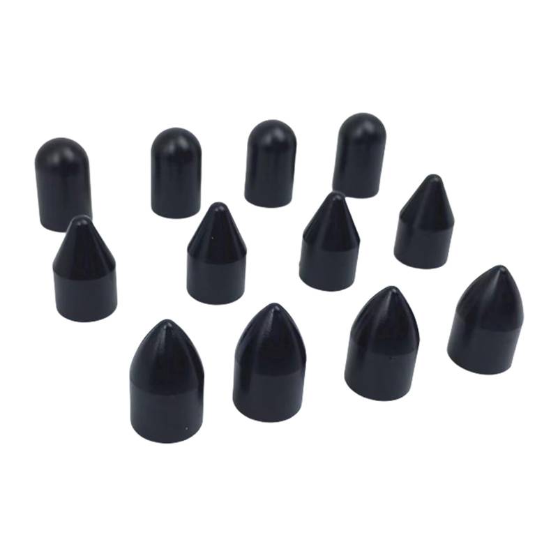 Xinsheinelry 12pcs Car Dents Entfernung Stabspitzen Tipps Crowbars Caps Car Body Dents Remover Tool Ersatzköpfe Für Dellenentfernung von Xinsheinelry