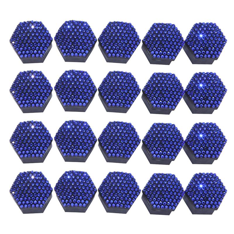 Xinsheinelry 20pcs Lug Nussabdeckung 17/19/21 Autoradmutterkappen Zum Schutz Kappen Anti Rust Schraubenabdeckung Auto Reifenmutterschraubendekoration Dekoration von Xinsheinelry