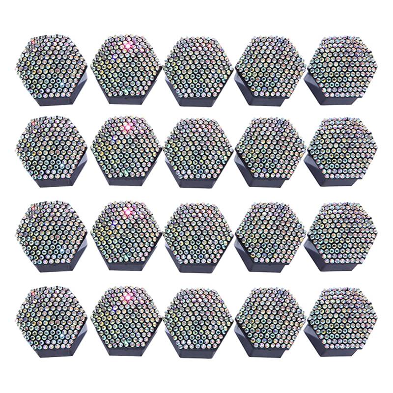 Xinsheinelry 20pcs Lug Nussabdeckung 17/19/21 Autoradmutterkappen Zum Schutz Kappen Anti Rust Schraubenabdeckung Auto Reifenmutterschraubendekoration Dekoration von Xinsheinelry