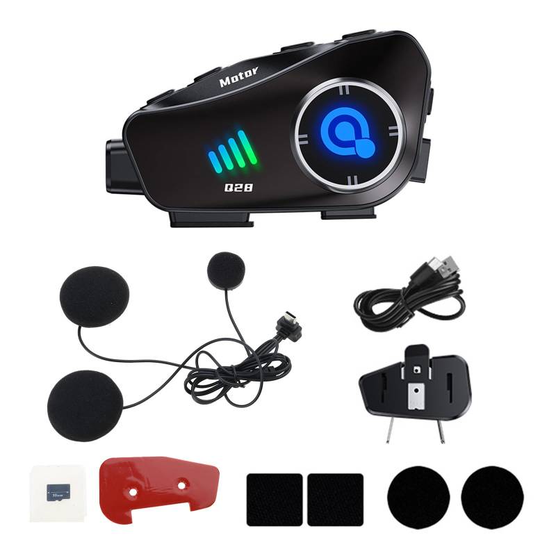 Xinsheinelry 360-Grad Helme Kamera 120 ° Videoaufzeichnung Kompatible Headset Gegensprechanlagen Headset Waterdicht von Xinsheinelry