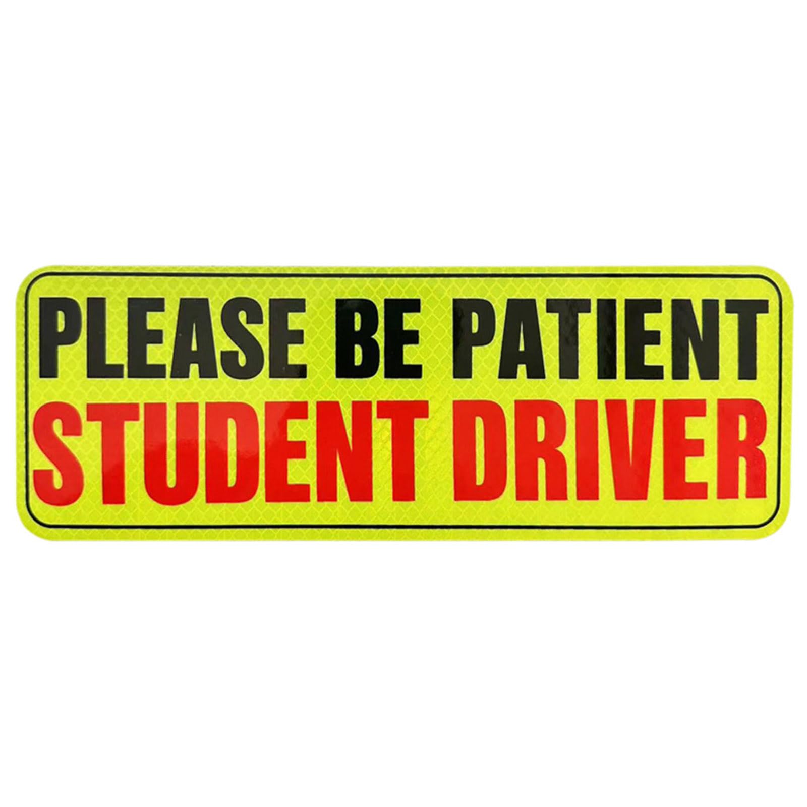Xinsheinelry Wiederverwendbarer Stoßfänger Magnetreflexion Aufkleber Für Autostudentfahrer Magnet Neuer Fahrer Magnet Sicherheitswarntreiber Magnet Xinsheinelry Wiederverwendbarer Stoßfänger Magnetreflexion Aufkleber Für Autostudentfahrer Magnet Neuer Fahrer Magnet Sicherheitswarntreiber Magnet von Xinsheinelry